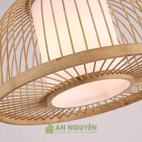 Đèn mây tre nửa cầu lồng vải ở TPHCM giá rẻ