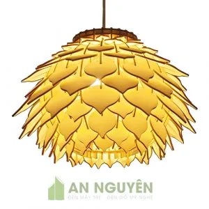 Đèn-gỗ-quả-thông-nhọn-trang-trí-nhà-hàng-tphcm-An-Nguyen