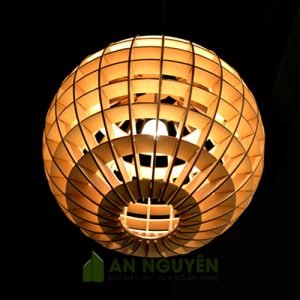 Đèn Gỗ Đèn thả trần trang trí bằng gỗ tphcm