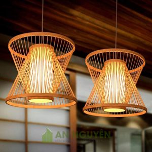 Đèn mây tre trang trí và chiếu sáng phong cách vintage (1)