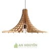 Đèn Gỗ: Mẫu đèn gỗ trang trí phòng khách nghệ thuật DG012
