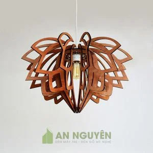 Đèn Gỗ Đèn thả trần trang trí bằng gỗ tphcm