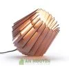 Đèn gỗ để bàn mini trang trí phòng khách, phòng đọc sách dễ thương