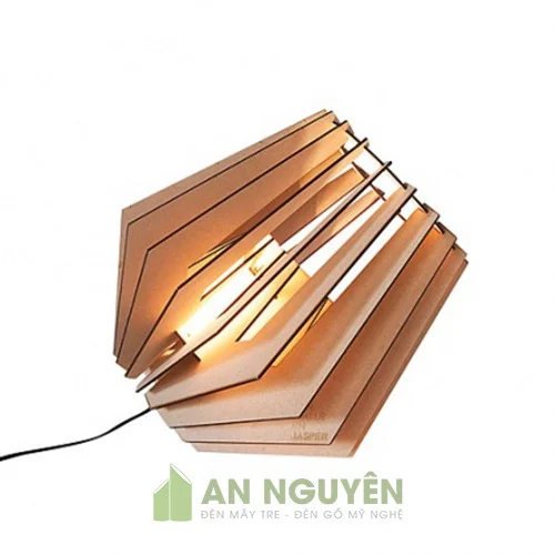 Đèn gỗ để bàn trang trí cực kỳ dễ thương DG043