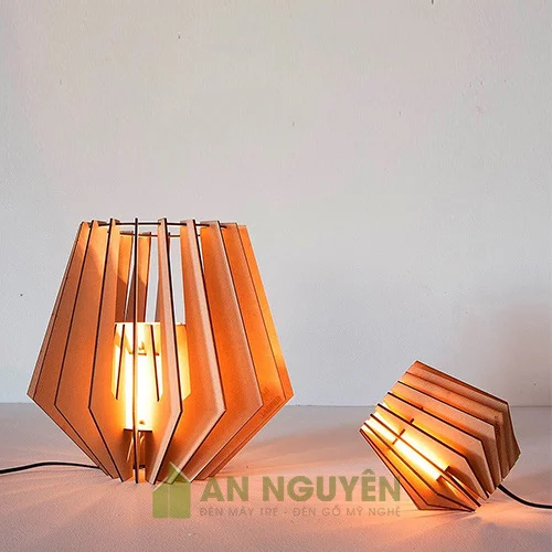 Đèn gỗ để bàn trang trí cực kỳ dễ thương DG043