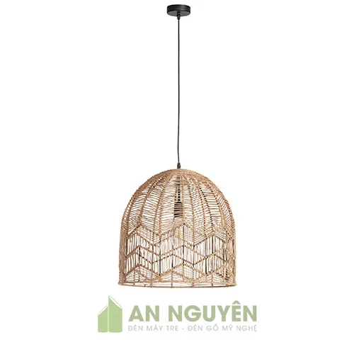 Đèn mây tre đang thả trần trang trí mây tre An Nguyên
