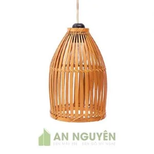 Đèn Mây Tre: Kiểu đèn mây tre hình nơm cá nhỏ phi 20 cao 28