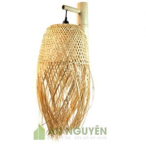 Đèn Mây Tre: Mẫu đèn vách hình con sứa biển trang trí nhà hàng