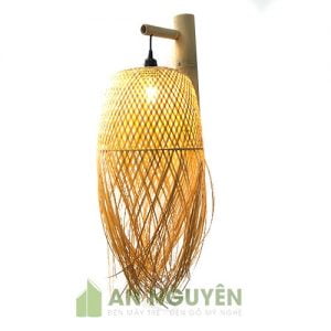 Đèn Mây Tre: Mẫu đèn vách hình con sứa biển trang trí nhà hàng