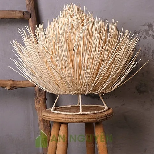 Đèn Mây Tre: Mẫu đèn mây tre đan trang trí ở TPHCM AN NGUYÊN