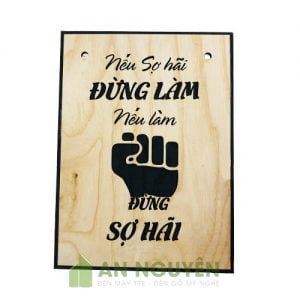 Bảng gỗ trang trí bảng tạo động lực cho nhân viên
