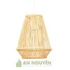 Đèn Mây Tre Mẫu đèn tăm tre trang trí đơn giản hình chóp cụt