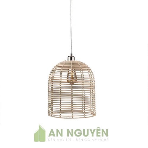 chụp đèn mây đan kiểu nơm