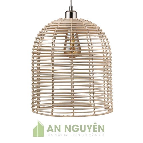 chụp đèn mây đan kiểu nơm
