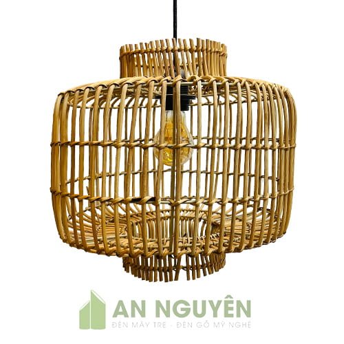 đèn lồng mây đan dọc