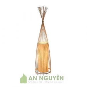 Đèn Mây Tre: Đèn bàn đèn để sàn hình búp măng trang trí spa, phòng thiền