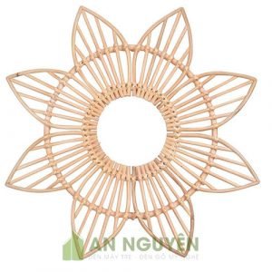 Gương Mây: Mẫu gương mây trang trí shop thời trang