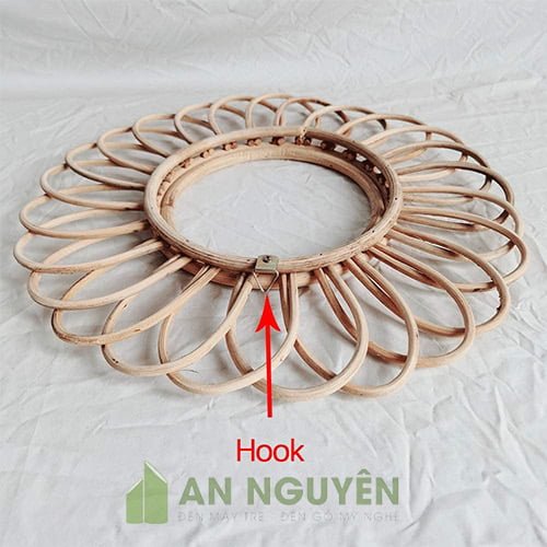 gương mây hình hoa hướng dương