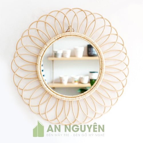 gương mây hình hoa hướng dương