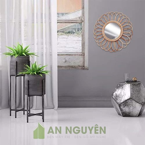 gương mây hình hoa hướng dương