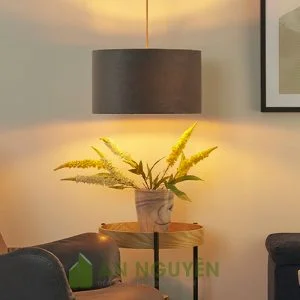 Đèn Vải: Mẫu đèn vải hình trụ tròn một màu giá rẻ có nhiều màu để lựa