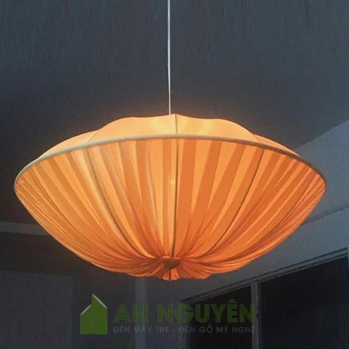 Đèn Vải: Đèn vải thả bàn ăn hình chữ nhật cực đẹp giá rẻ