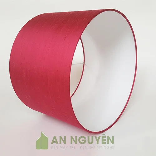 Đèn Vải: Chụp đèn vải hình chóp trụ vải trơn nhiều màu sắc