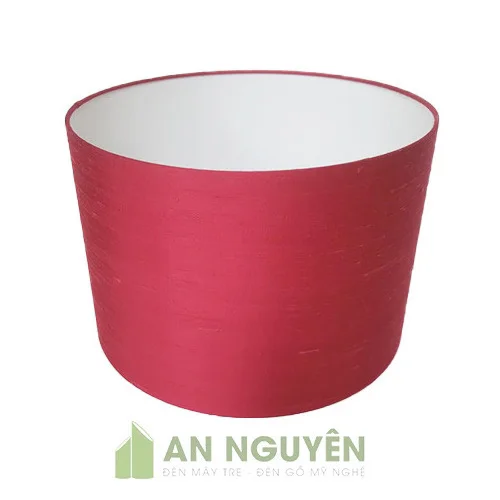 Đèn Vải: Chụp đèn vải hình chóp trụ vải trơn nhiều màu sắc