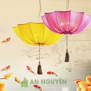 Đèn Vải: Mẫu đèn vải Hội An trang trí quán ăn truyền thống