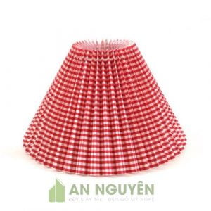 Đèn Vải: Chụp đèn vải trang trí kiểu gấp hình chóp TPHCM