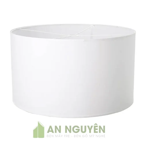 Đèn Vải: Mẫu đèn vải trụ tròn phi 50 trang trí không gian rộng, chụp đèn cây lớn