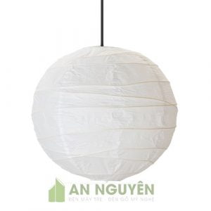 Đèn Vải: Mẫu đèn vải hình cầu khung sắt kiểu 1