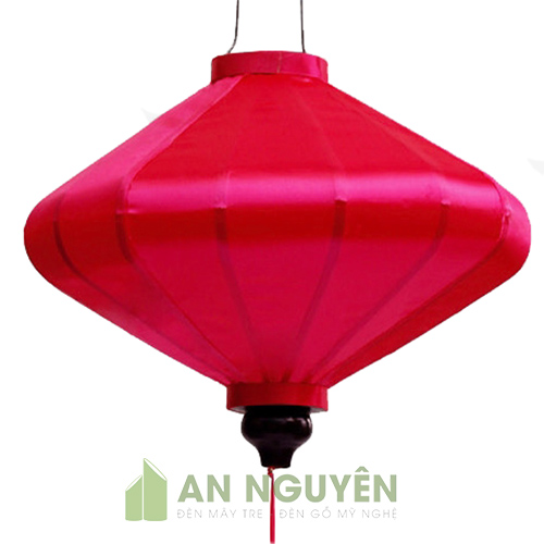 Đèn Vải: Mẫu đèn Hội An lồng vải đĩa bay vải phi trơn trang trí quán ăn