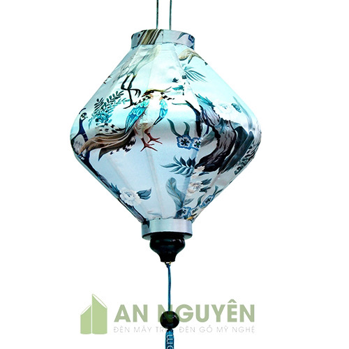 Đèn Vải: Mẫu đèn lồng Hội An kiểu ú vải phi hoa văn trang trí nhà hàng
