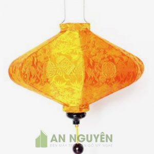 Đèn Vải: Mẫu đèn lồng Hội An kiểu đĩa bay vải lụa trang trí phòng khách sạn