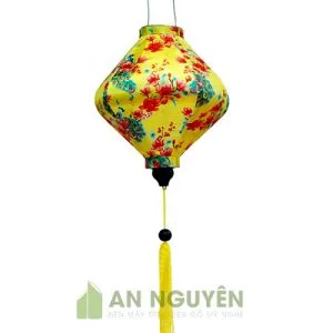 Đèn Vải: Mẫu đèn lồng Hội An kiểu ú vải phi hoa văn trang trí nhà hàng