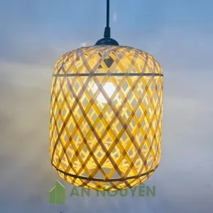 Đèn Mây Tre- Mãu đèn nan tre đan kiểu lồng đèn thả trần trang trí quán ăn