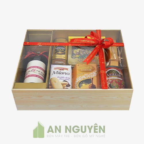 Hộp Gỗ: Mẫu hộp gỗ quà tặng Tết doanh nghiệp, tặng khách hàng