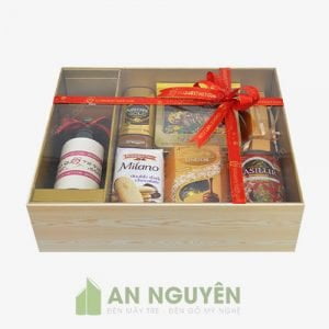 Hộp Gỗ: Mẫu hộp gỗ quà tặng Tết doanh nghiệp, tặng khách hàng