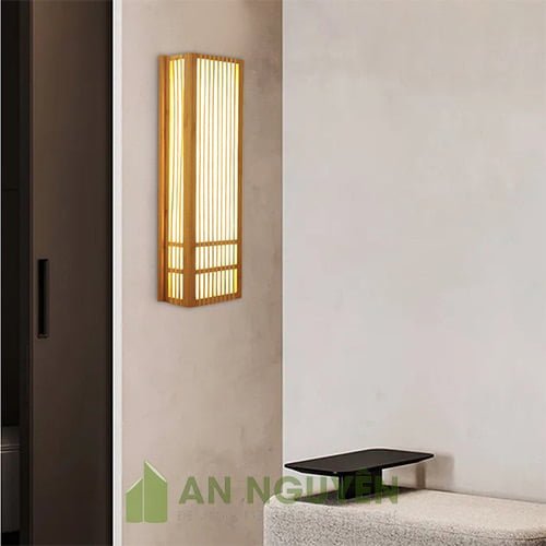 Đèn gỗ: Mẫu đèn vách gỗ kiểu Nhật trang trí vách phòng ngủ tuyệt ...
