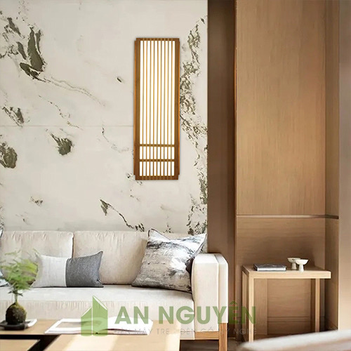 Đèn gỗ: Mẫu đèn vách gỗ kiểu Nhật trang trí vách phòng ngủ tuyệt đẹp