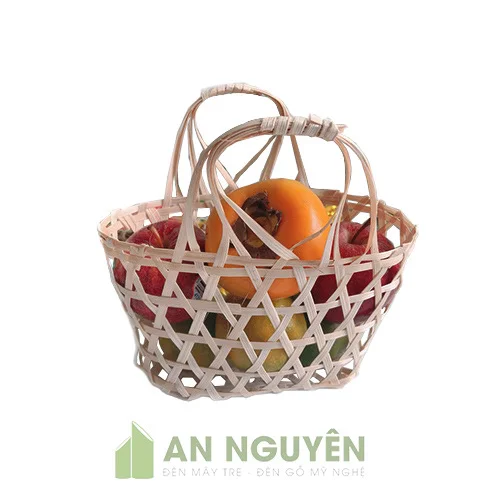 Giỏ quà đựng trái cây mây tre