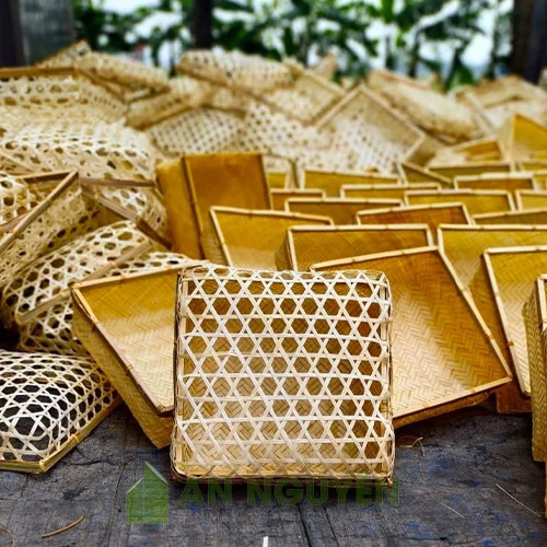 Làm giỏ tre quà tặng trung thu, đựng quà trái cây - Mây tre An Nguyên