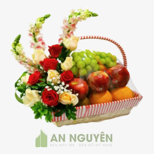 Nhận làm giỏ mây tre đan quà tặng, giỏ mây tre đựng trái cây, cắm hoa giá rẻ ở TPHCM