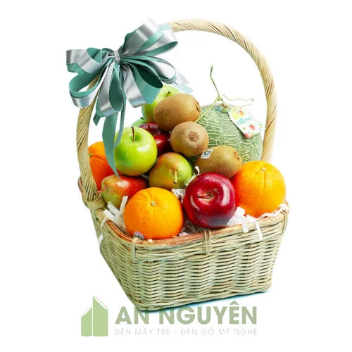 Nhận làm giỏ mây tre đan quà tặng, giỏ mây tre đựng trái cây, cắm hoa giá rẻ ở TPHCM