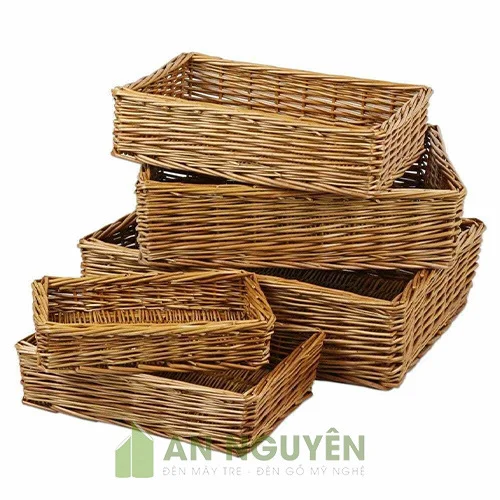 Giỏ mây đan tự nhiên giá rẻ