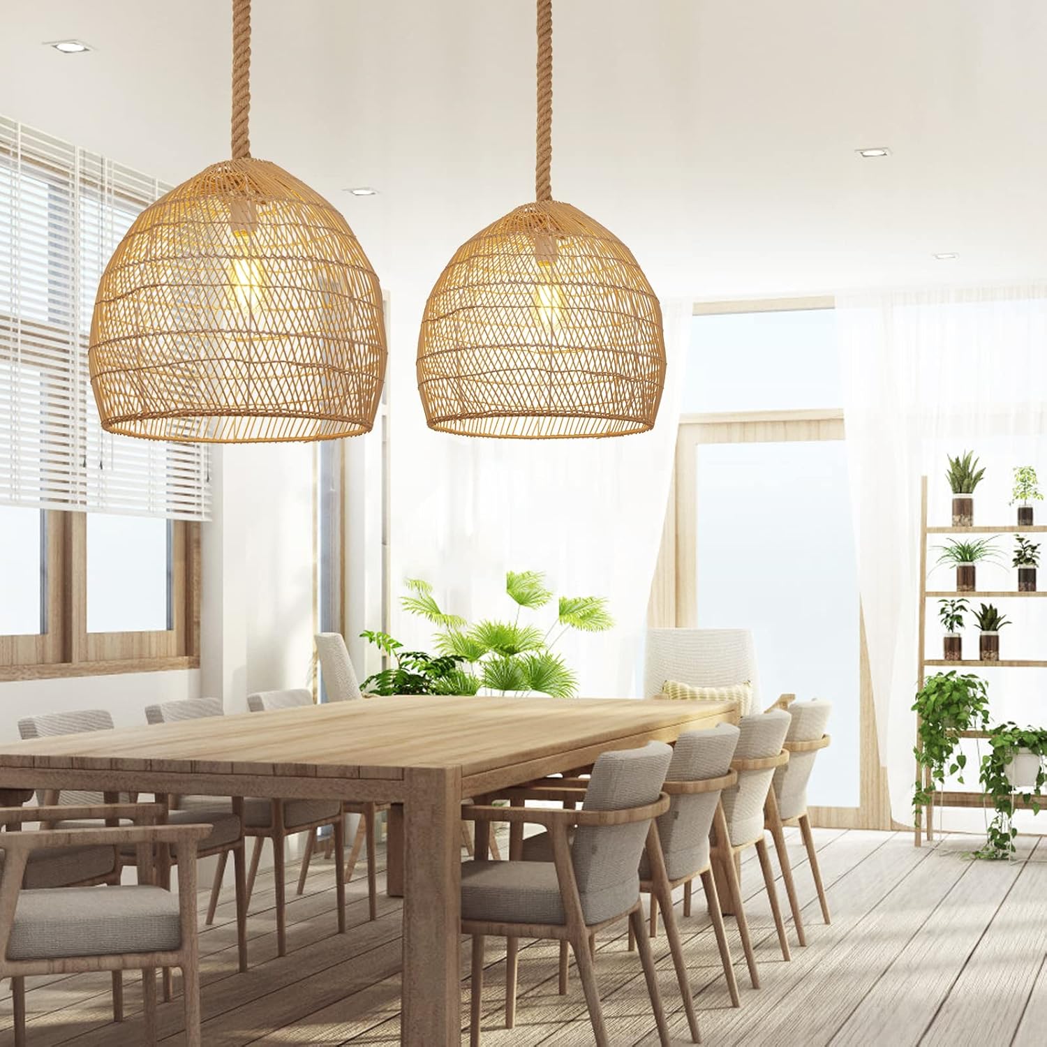 Đèn thả mây tre giá rẻ dưới 200k Đèn thả mây tre giá rẻ dưới 200k