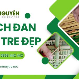 Cách đan giỏ tre đẹp