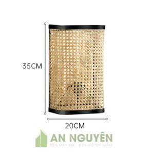 Mẫu đèn vách mây mắt cáo trang trí vách phòng khách, hành lang, lối đi