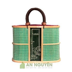 Giỏ tre đựng quà tặng ngày Tết sang trọng - Hàng Gia Công